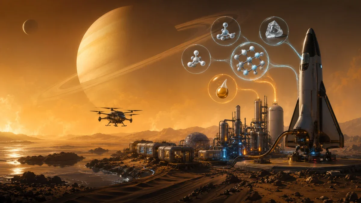 Titan Could Emerge as a Future Refueling Hub for Deep Space Travel