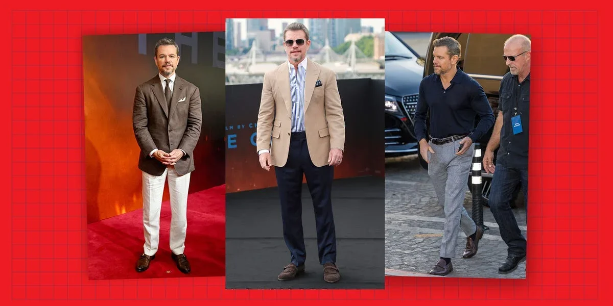 Matt Damon's Press Tour Looks Turn Summer Tailoring Into a Style Guide