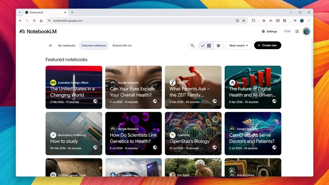 Google Renames NotebookLM as Gemini Notebook, Adds New AI Features