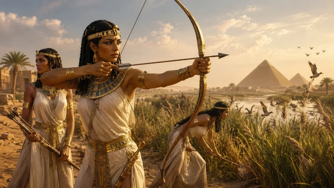 Ancient Egyptian Princesses May Have Trained as Archers and Hunters 4,000 Years Ago