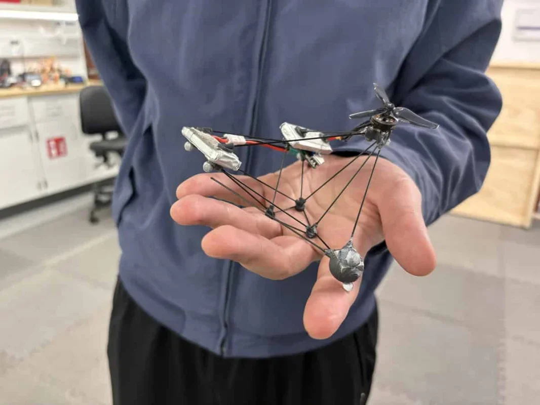 This Experimental Drone Nearly Vanishes in Motion