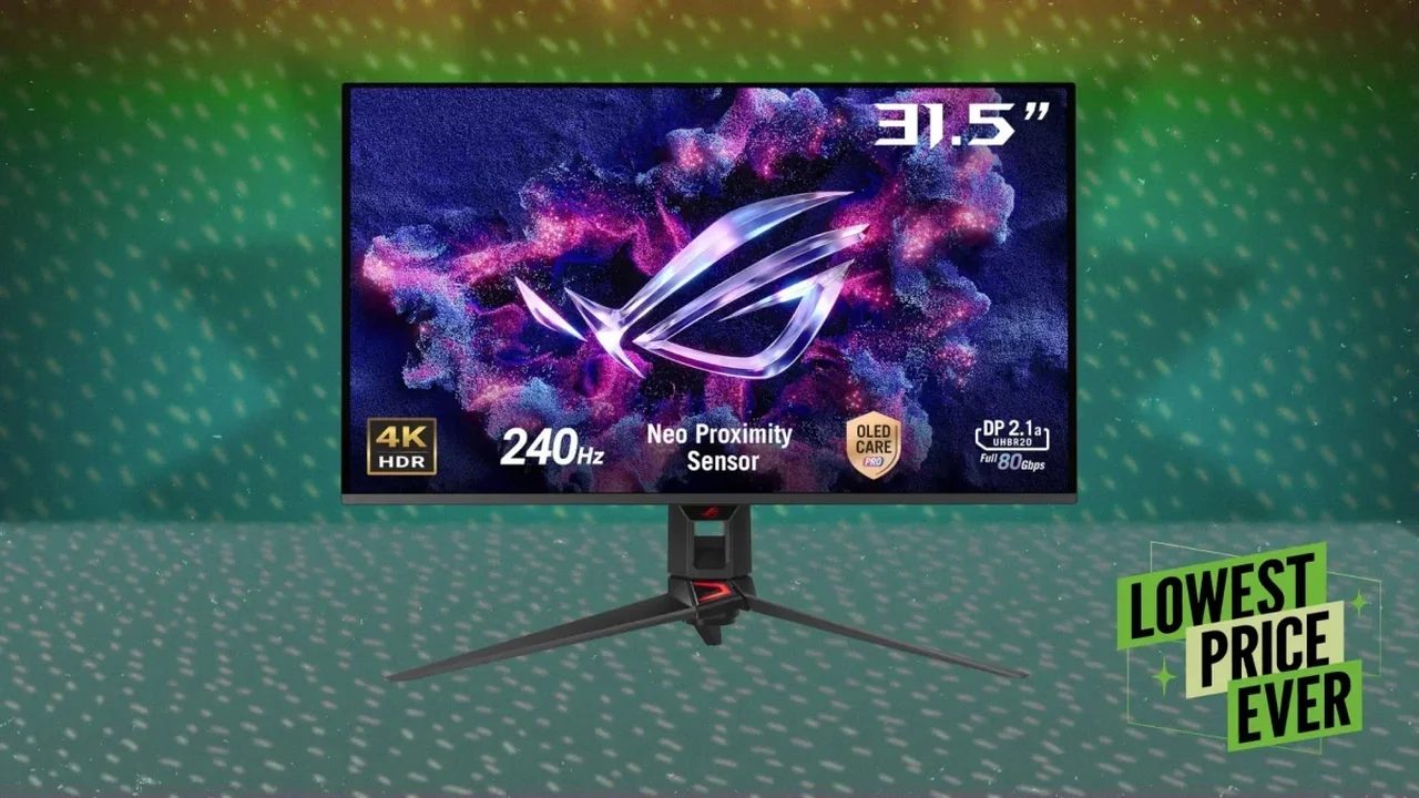 ASUS'un 32 İnç 4K OLED Oyun Monitörü 400 Dolar İndirimde