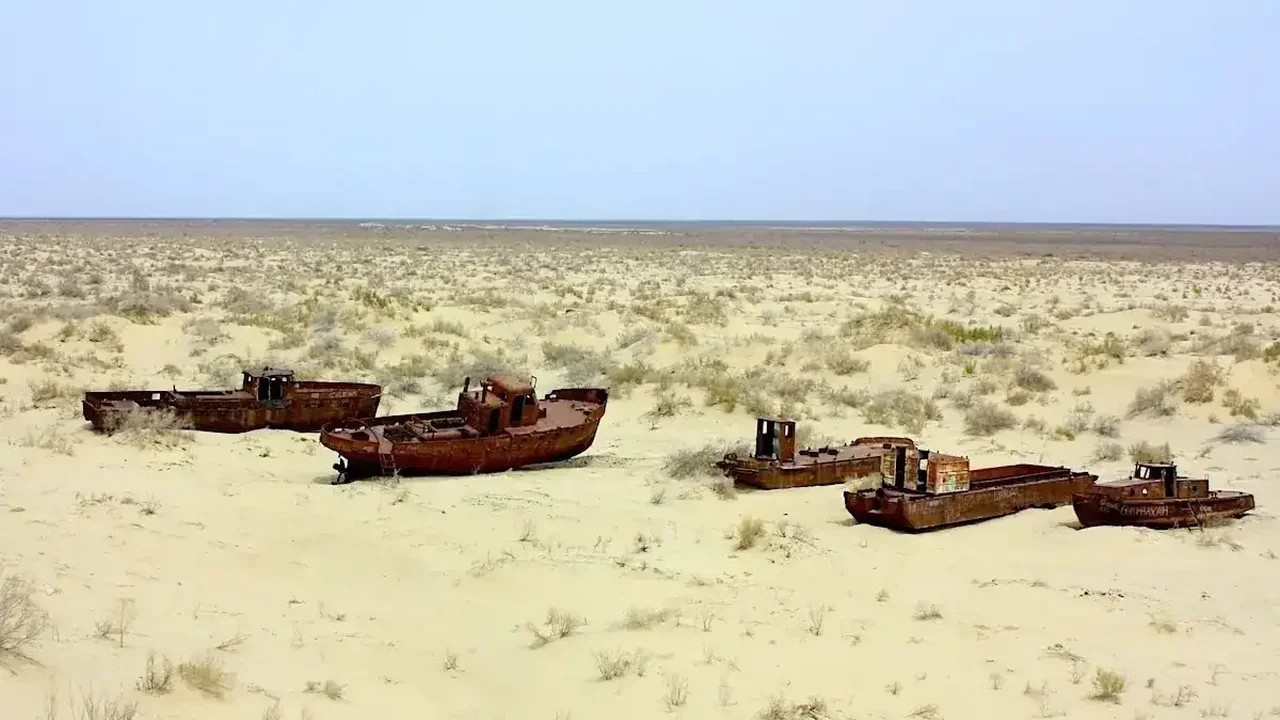 Aral Sea's Drying Bed Reveals a New Climate Insight
