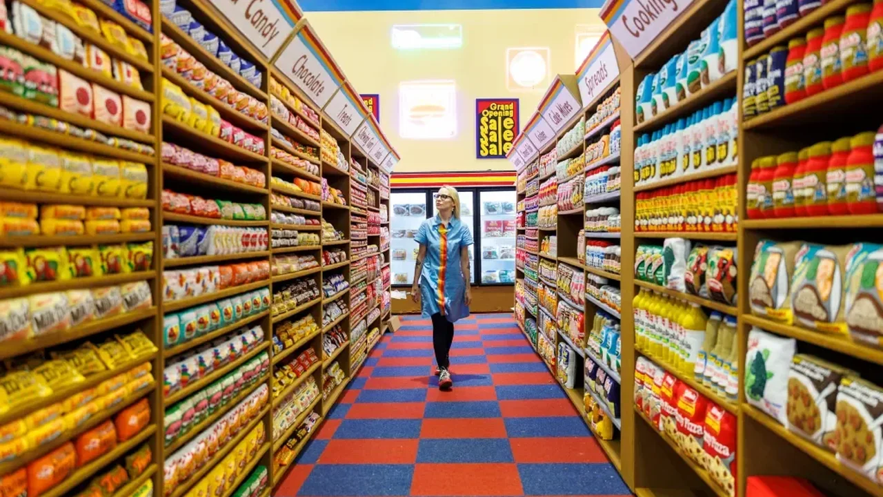 Lucy Sparrow Turns a Supermarket Into a Felt Universe at The Momentary