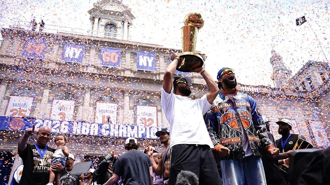 Knicks' Championship Trophy Joins American Museum of Natural History Exhibit