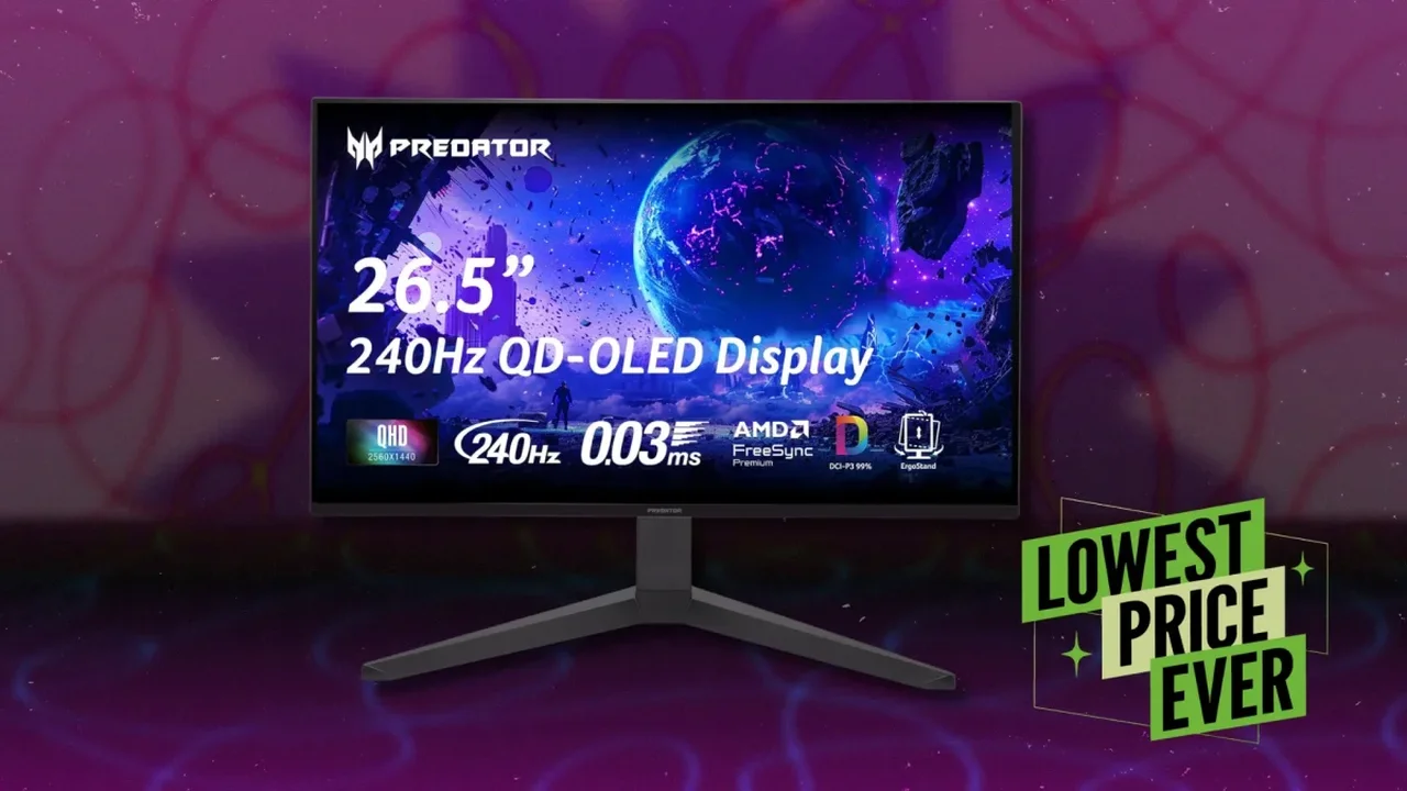 Acer Predator X27U OLED Gaming Monitor Drops to Its Lowest Price Yet