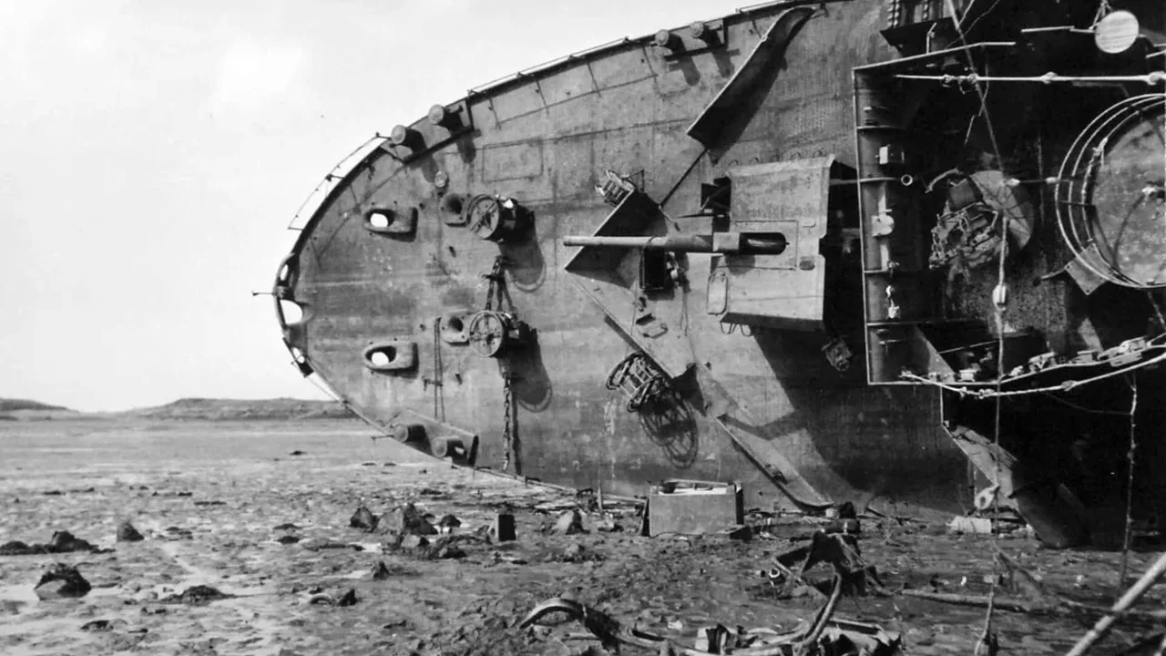 Danube's Record Low Waters Reveal Sunken WWII Wrecks in Serbia