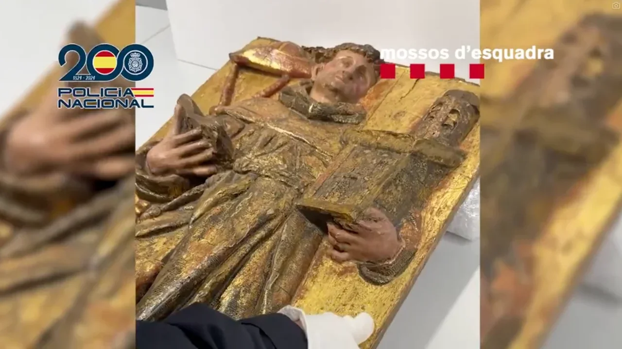 Spanish Police Recover 16th-Century Relief Taken from Navarre Monastery