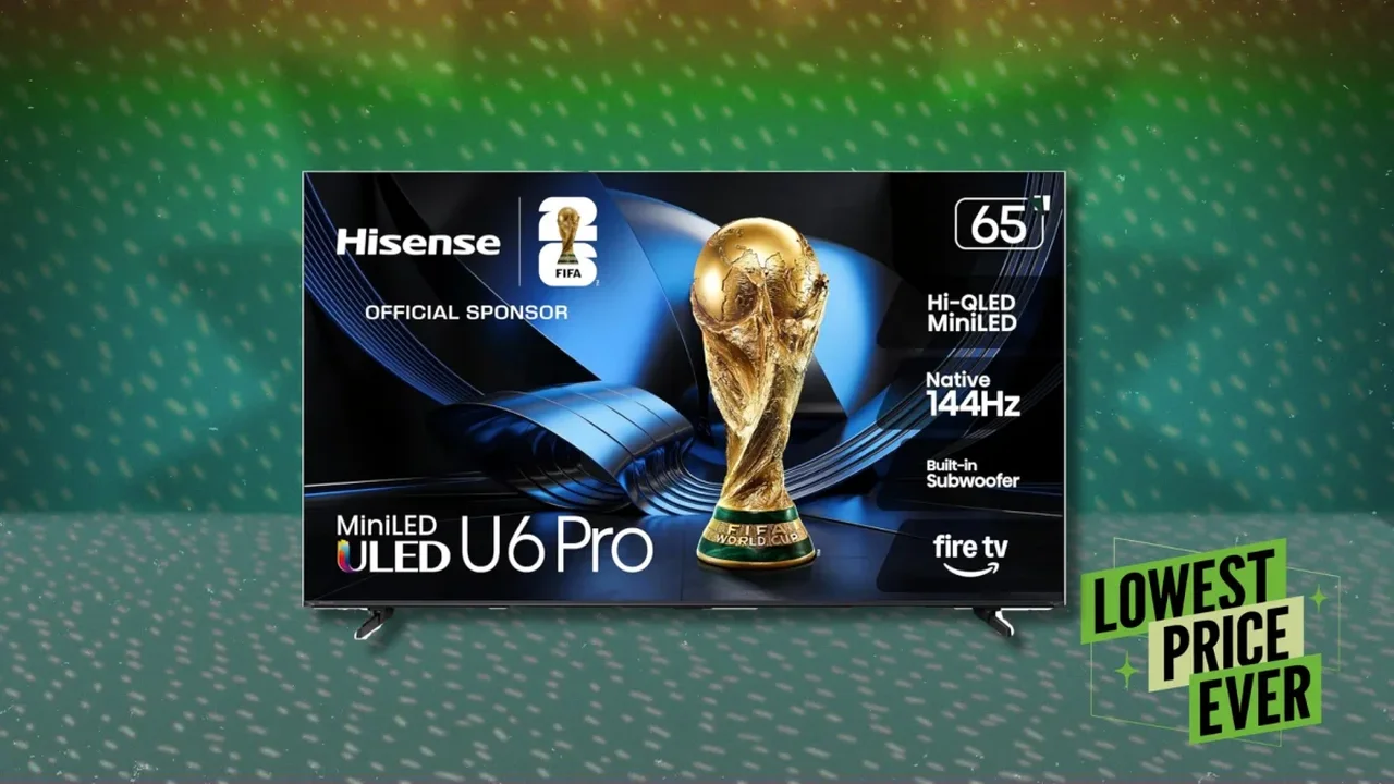 Hisense's 65-Inch Mini-LED TV Drops to Its Lowest Price Yet