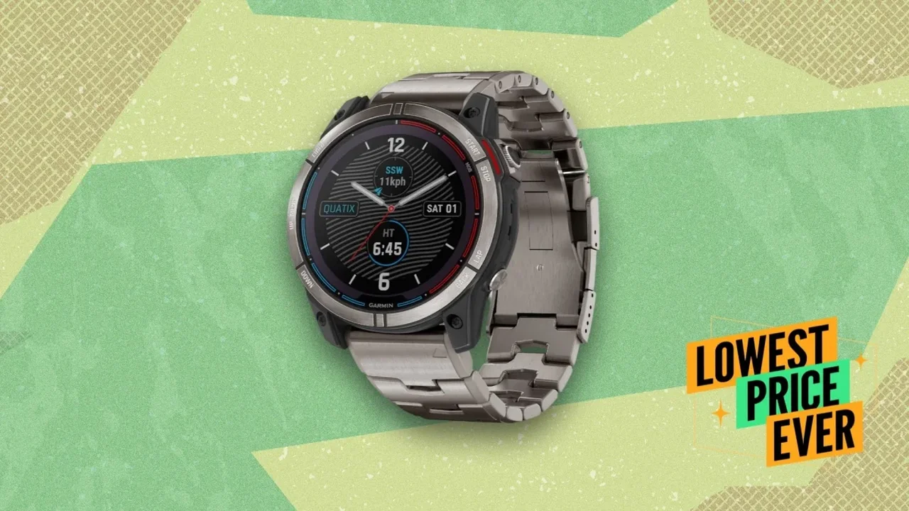 Garmin's Solar Marine GPS Smartwatch Drops to a Record Low