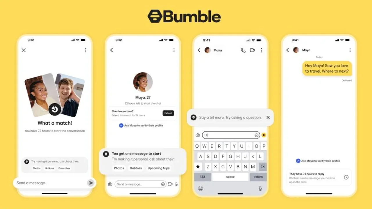 Bumble Revises Its First-Message Rule to Add More Flexibility