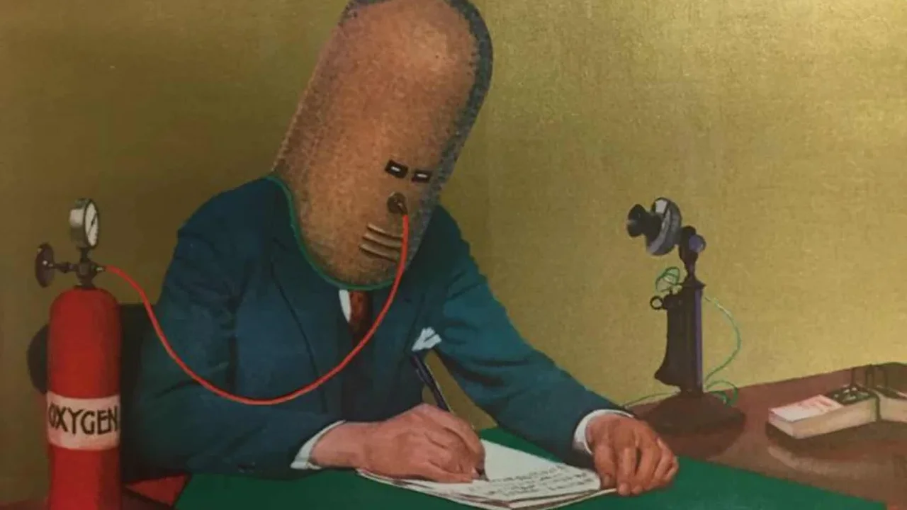 The 1925 "Isolator": A Strange Helmet Built to Protect Focus