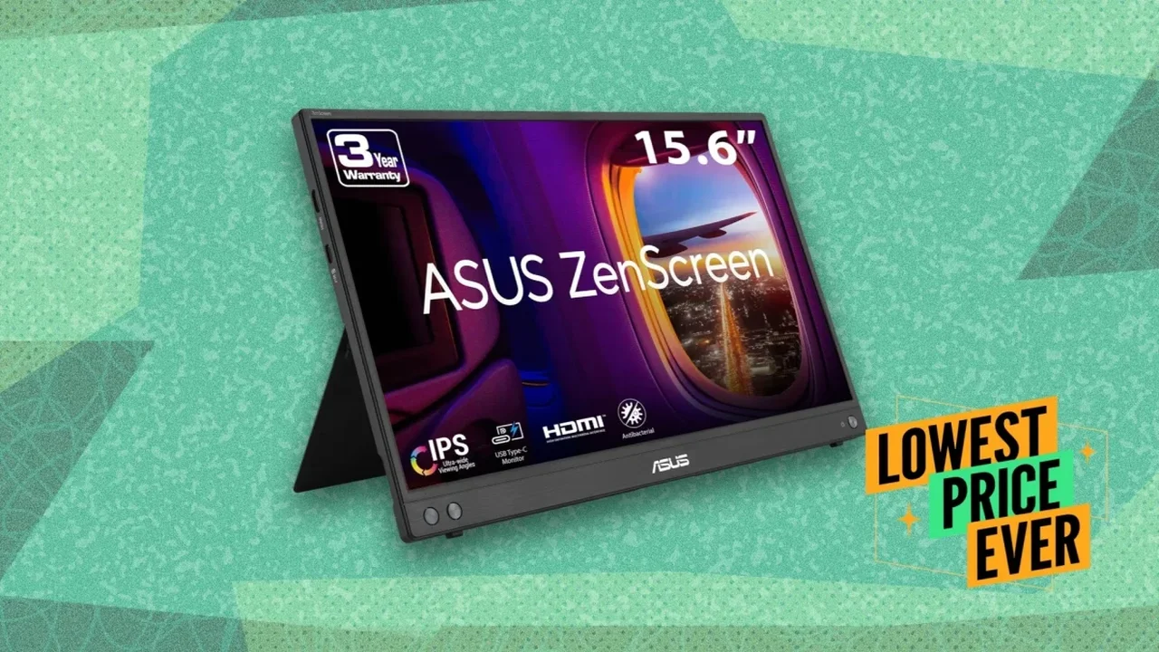 Asus ZenScreen Portable Monitor Drops Below $100