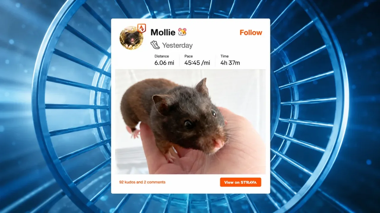 Hamster's Wheel Data Turns Into a Strava Phenomenon