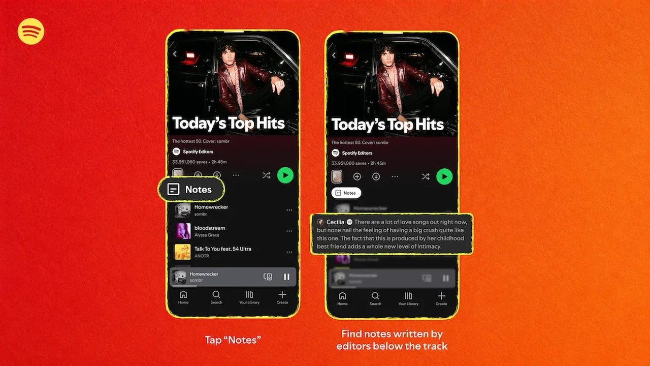 Spotify adds Playlist Notes to make music curation more personal
