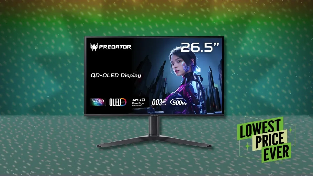 Acer's 500Hz OLED Gaming Monitor Drops to $499