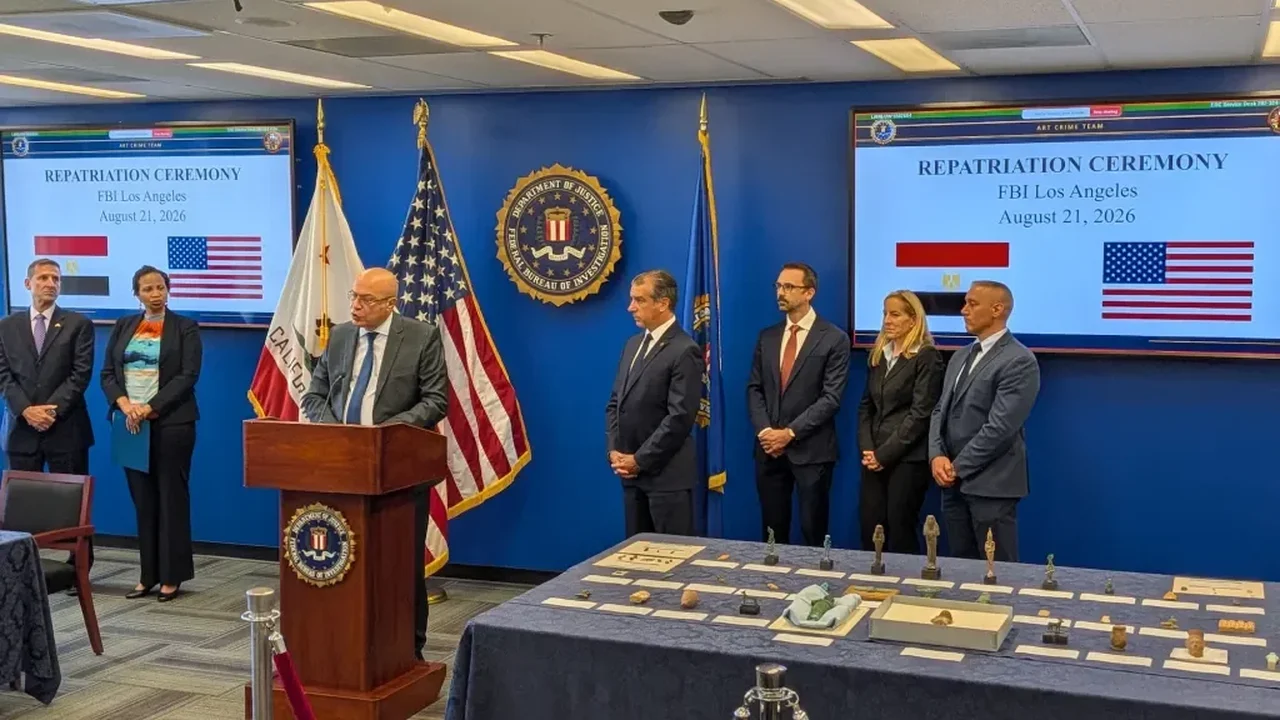 FBI Returns 48 Ancient Artifacts to Egypt in Cultural Heritage Repatriation