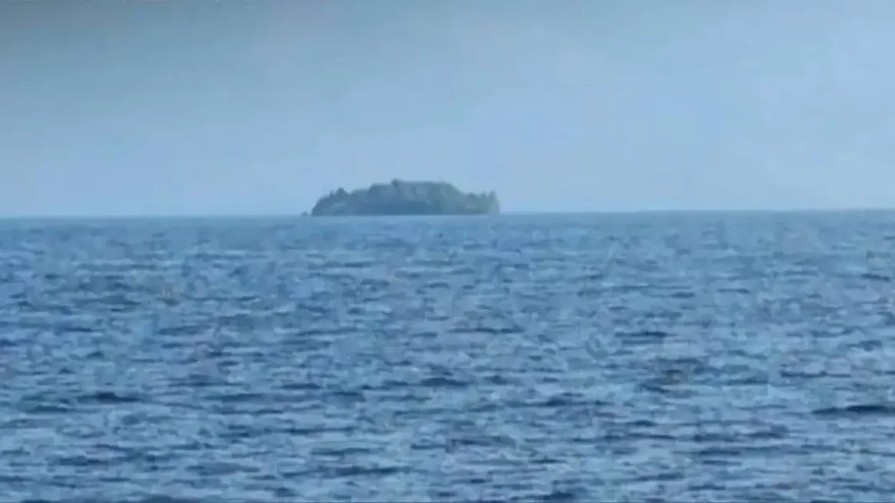 Canada's Floating Forest Island Appears, Then Slips Out of Sight
