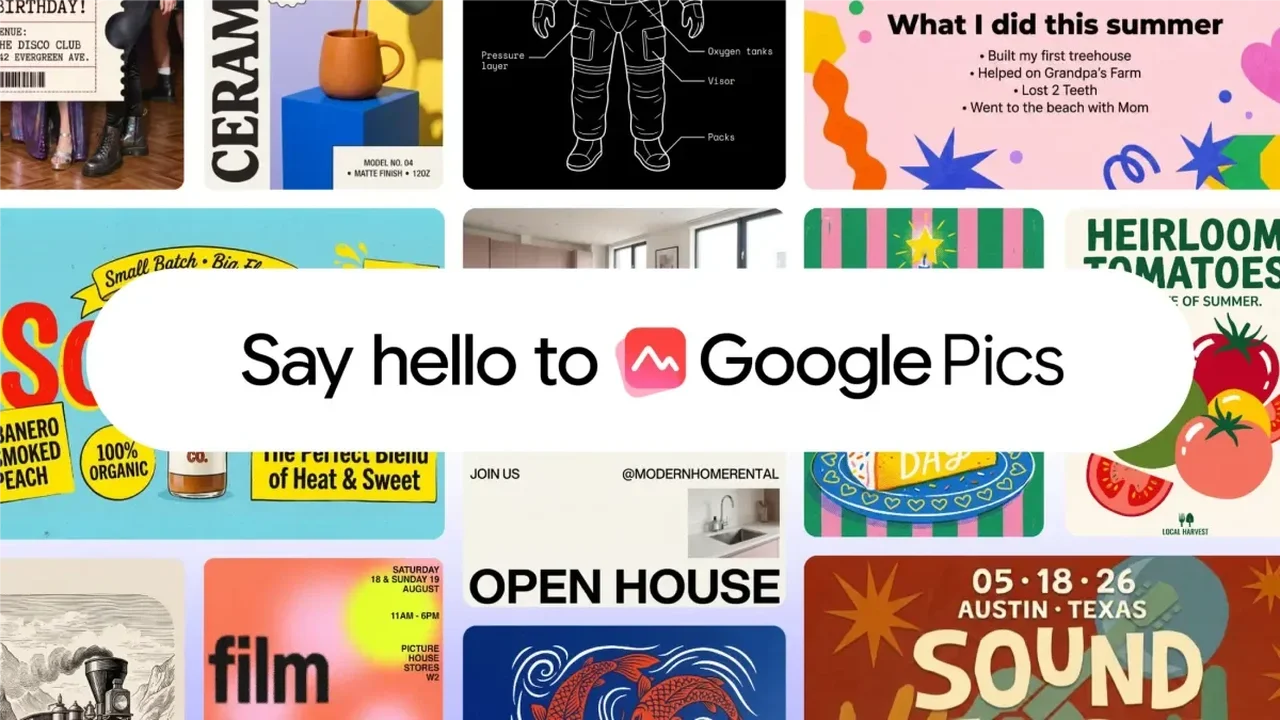 Google Workspace gains an AI design assistant with Google Pics