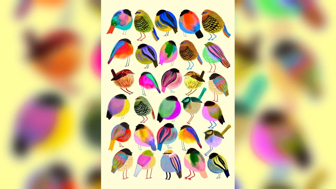 Ashley Percival Turns Animals into Vibrant Patterned Worlds