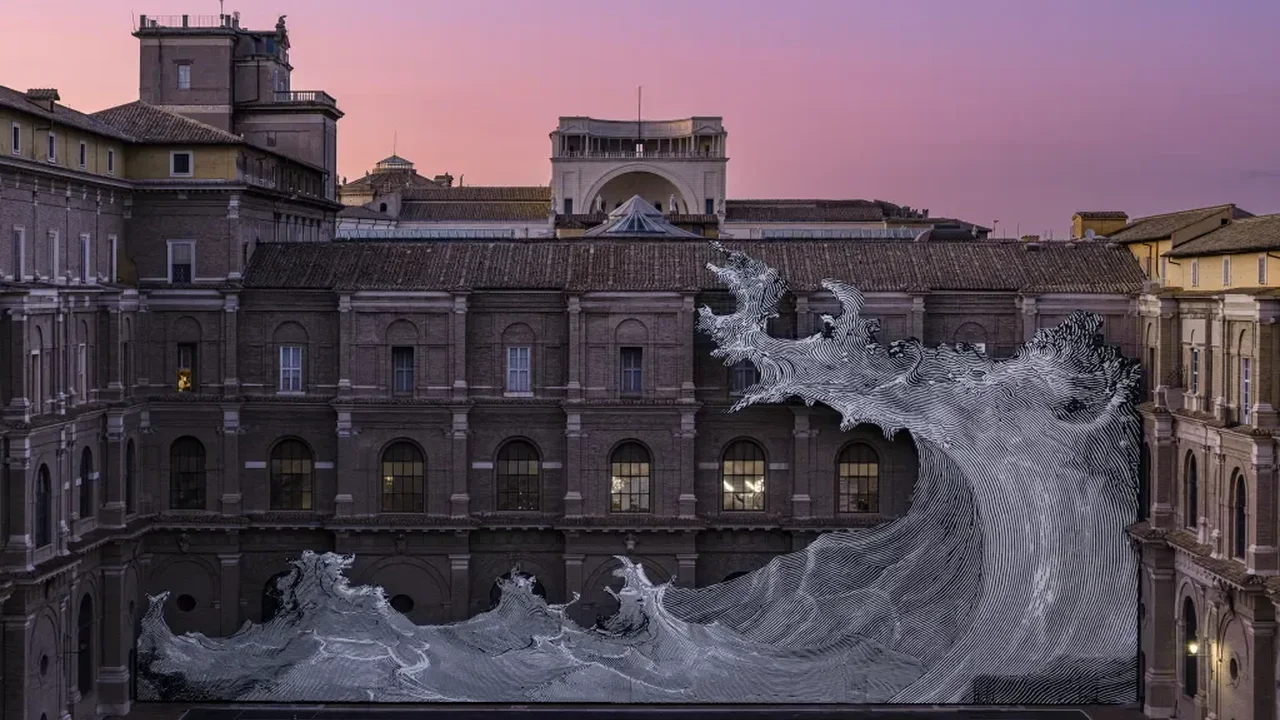 Pope Leo XIV Marks 71st Birthday with JR's Monumental Vatican Library Installation