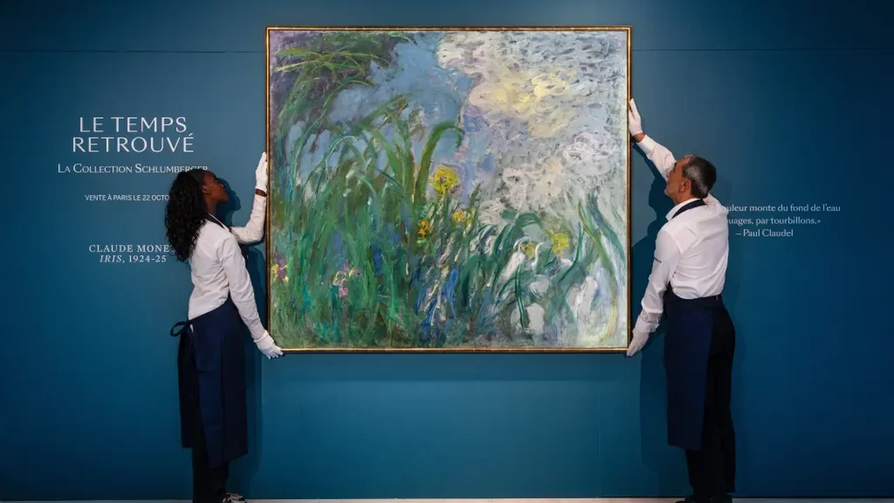 Monet's Rare 'Iris' Heads to Sotheby's Paris With Record-Breaking Potential