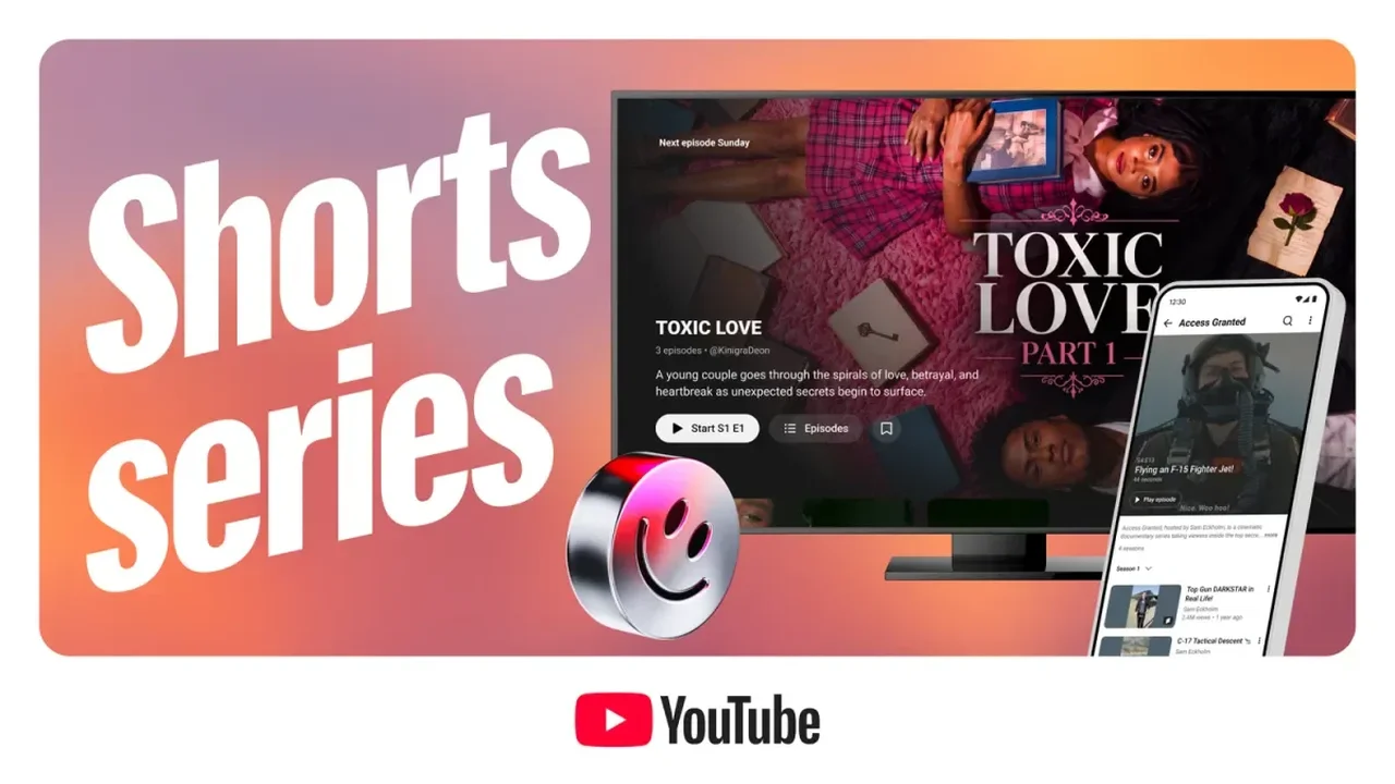 YouTube Introduces Shorts Series for Episodic Vertical Storytelling