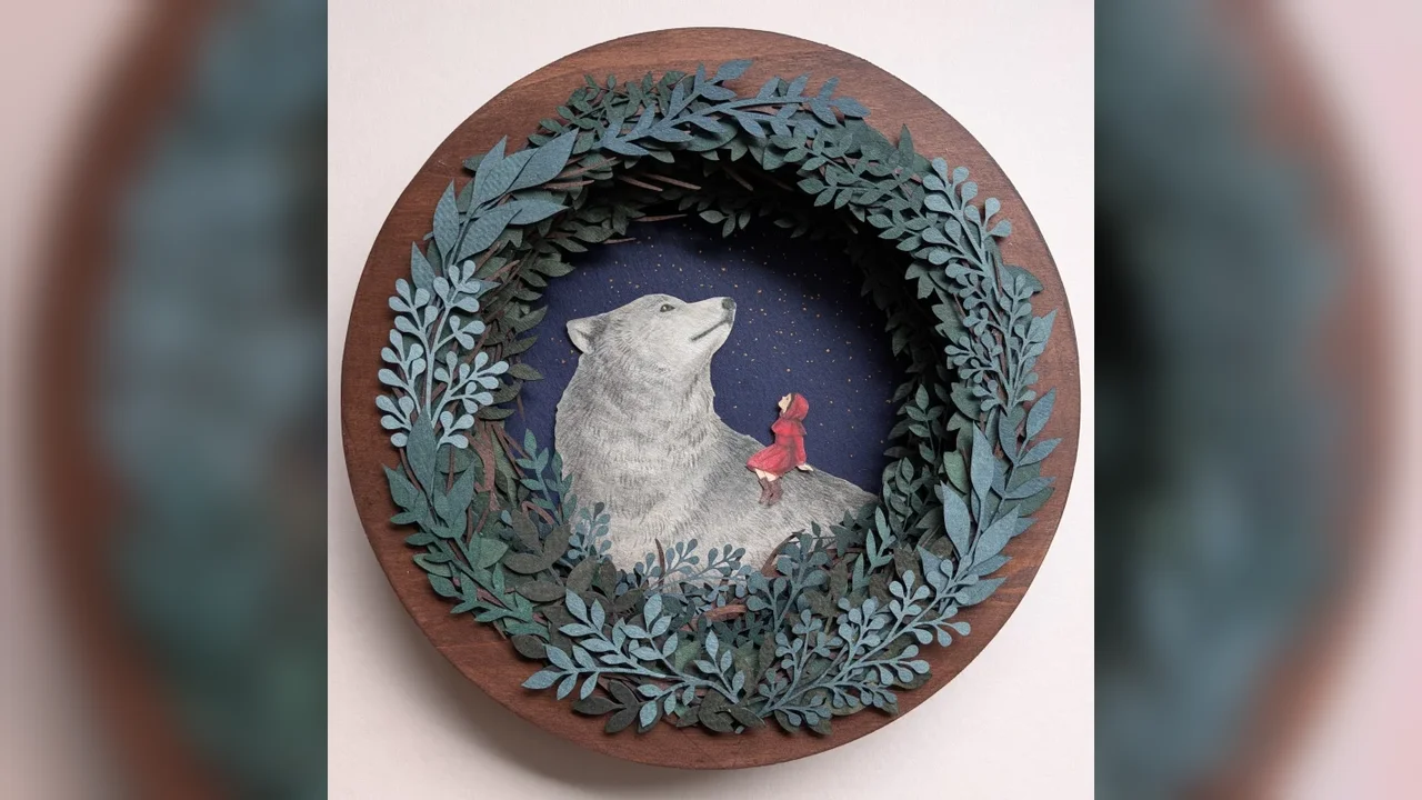 Kanako Abe Builds Enchanted Forest Worlds Through Paper Art