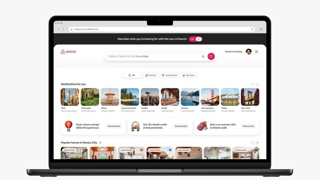 Airbnb Expands AI-Powered Travel Search and Social Discovery