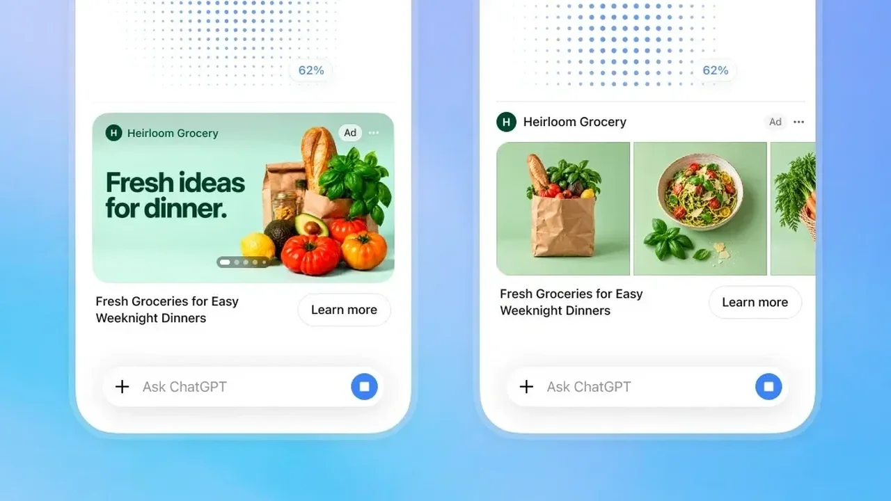 OpenAI, ChatGPT'de Görsel Reklam Denemelerini Başlatıyor