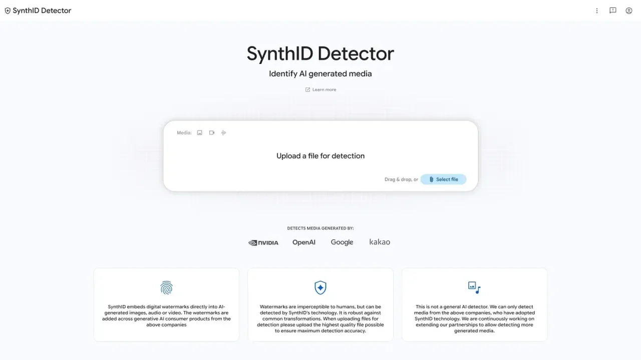 Google Opens SynthID Verification Tool for AI-Generated Media