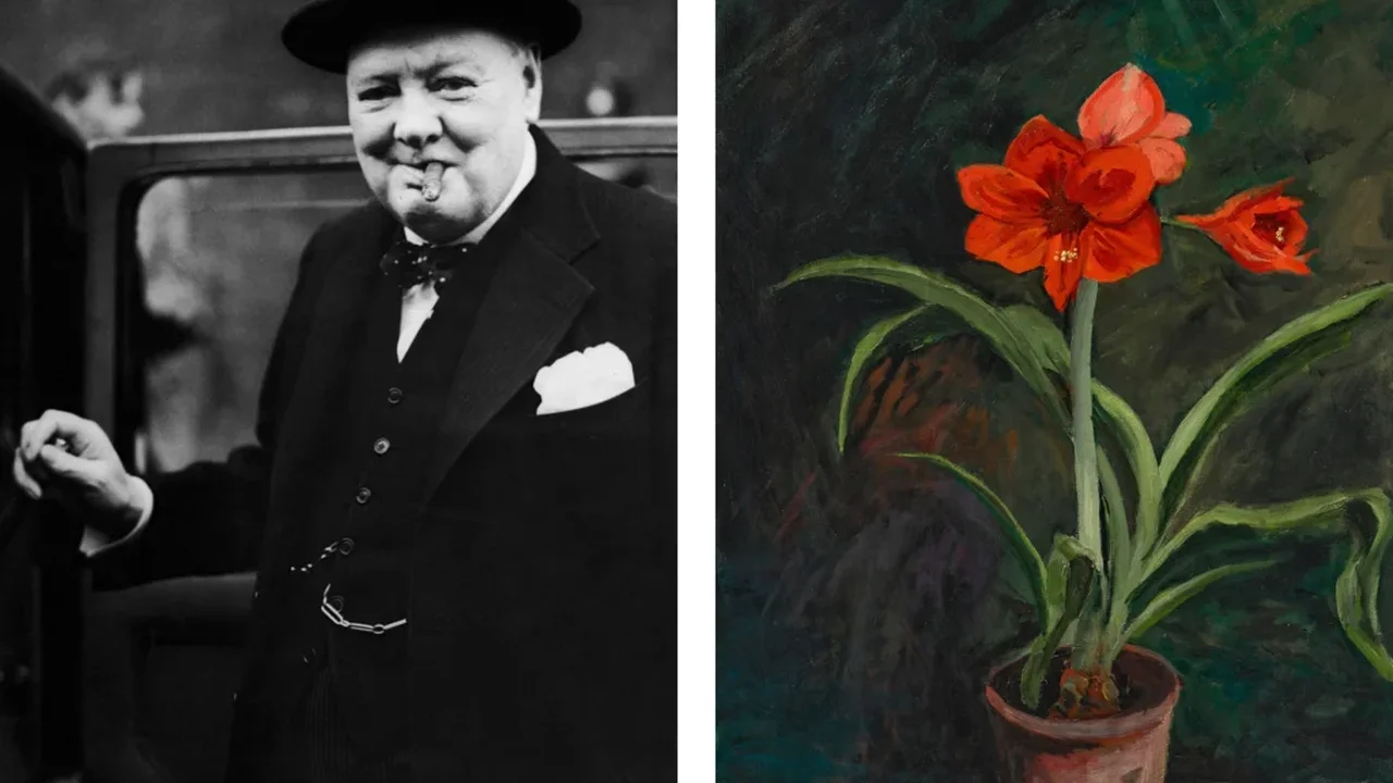 Churchill's 'Amaryllis Lily' to Support Arts Program at Christie's