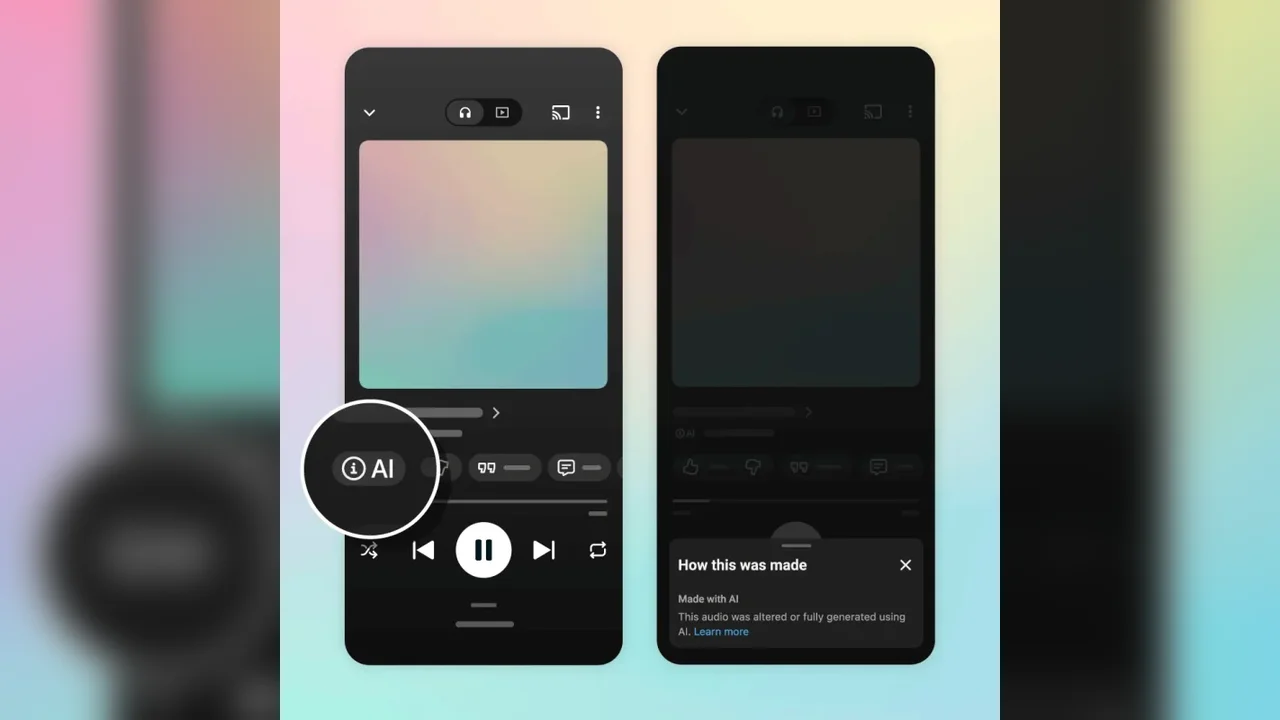 YouTube Music Adds Labels to Clarify AI's Role in Songs