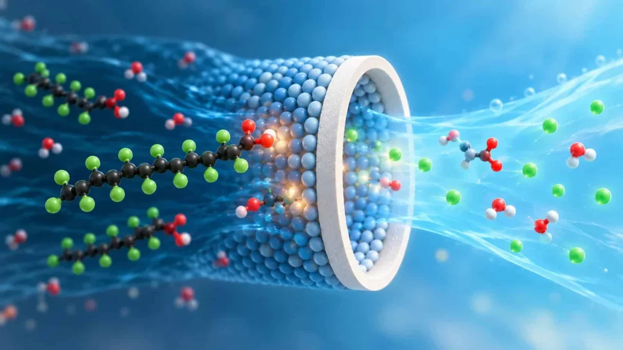 Catalytic Membrane Breaks Down PFAS in Long-Term Lab Test