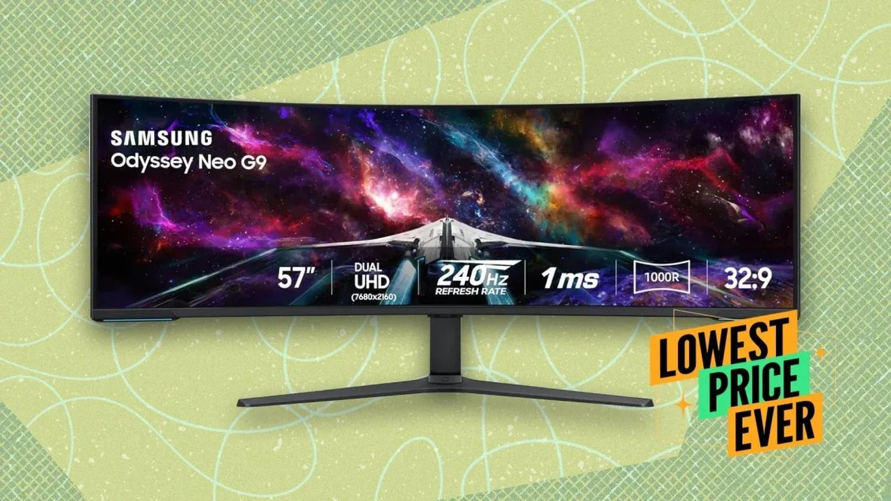 Samsung's 57-Inch Odyssey Neo G9 Gaming Monitor Drops to $1,499.99