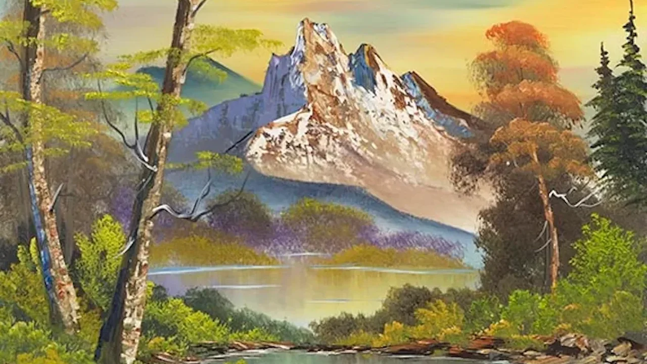 Bob Ross's Mountain Splendor to Lead First German Auction of His Art